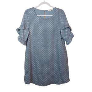ANDREE LADIES 3/4 SLEEVE MIDI DRESS- M
